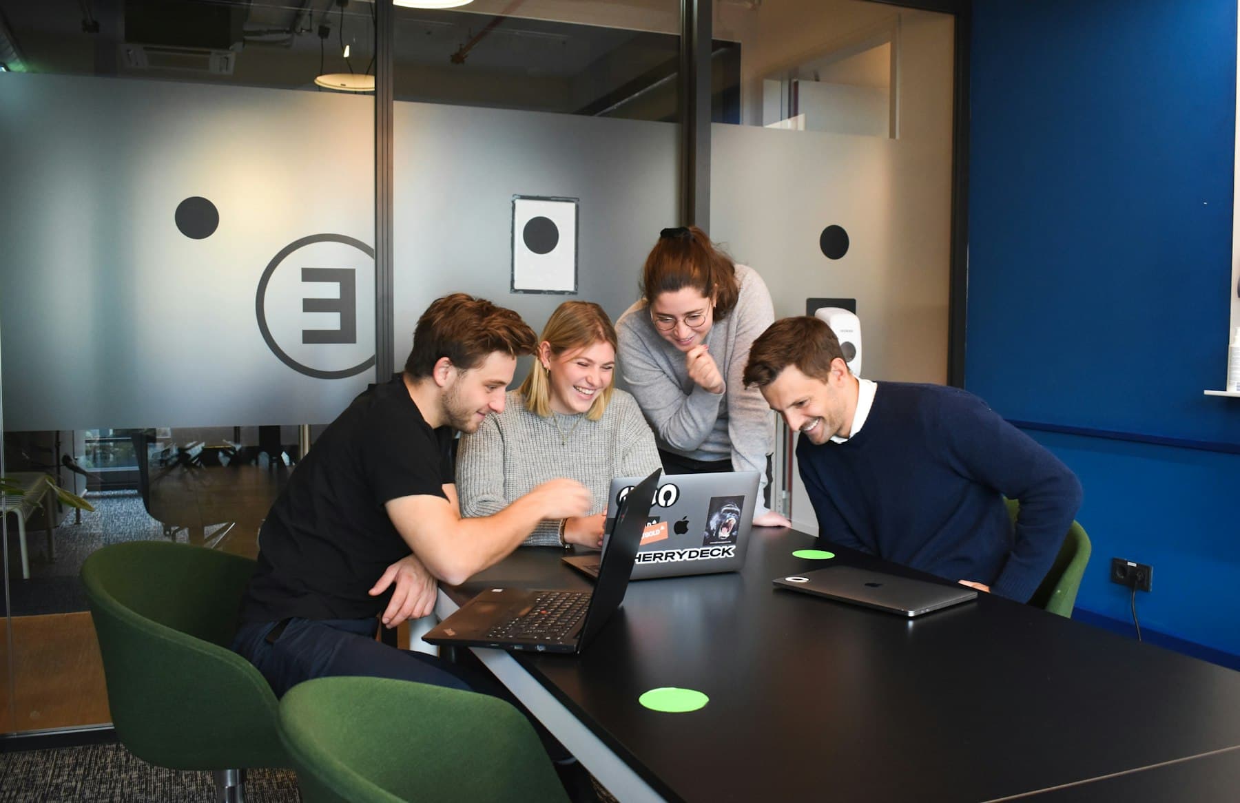 Pinnacle AI engineers reviewing a delivery together